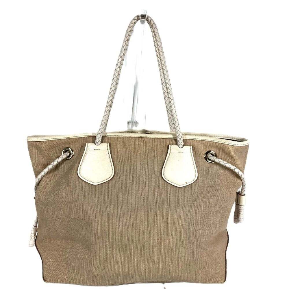 CELINE Vintage Logo Macadam Tote Bag, Shoulder Leather, Canvas, Men's & Women... - Picture 2 of 15
